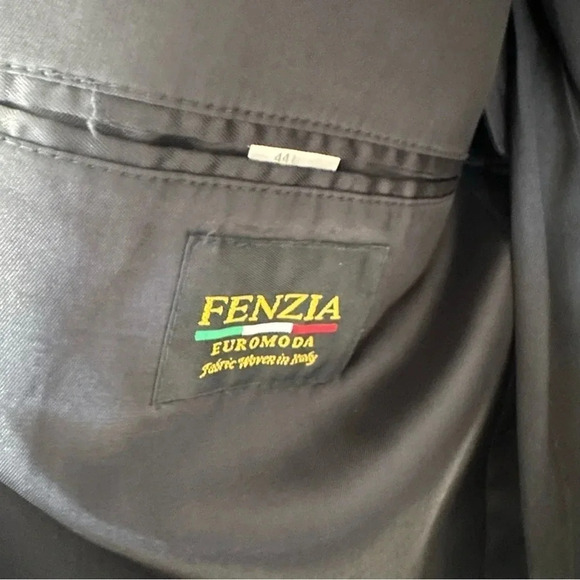 Fenzia S&K Men's Grey Silk/Wool Blend Sports Blazer Jacket Size 44L GUC - Picture 5 of 12